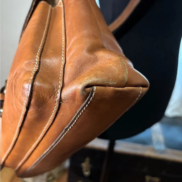 Brown Leather Crossbody Bag by Patricia Nash - Picture 5 of 9